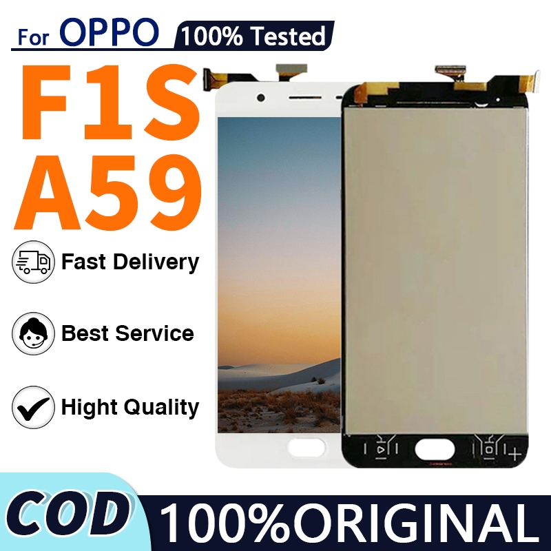 【ORIGINAL】LCD for OPPO F1S A59  FULLSET TOUCHSCREEN /LCD for OPPO F1S A59 ORIGINAL 100%  FULL SET