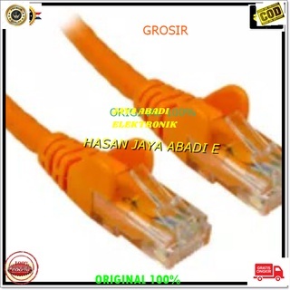 G300 ORIGINAL KABEL LAN RJ45 20 METER CAT5 UTP INTERNET WIFI HOTSPOT JARINGAN KONEKTOR PLUG BOOT KOM