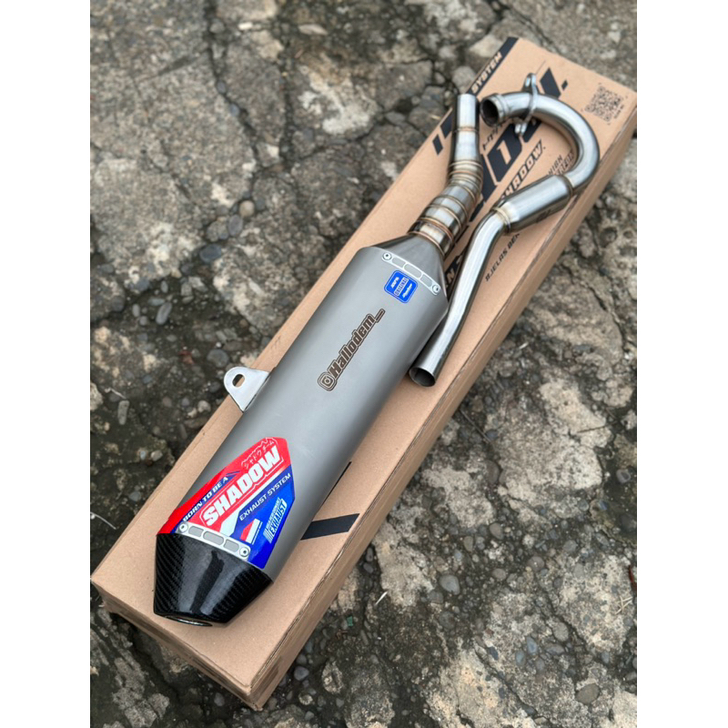 shadow exhaust system Type Poseidon Sanblast KlX / CRF / WR155 / DLL