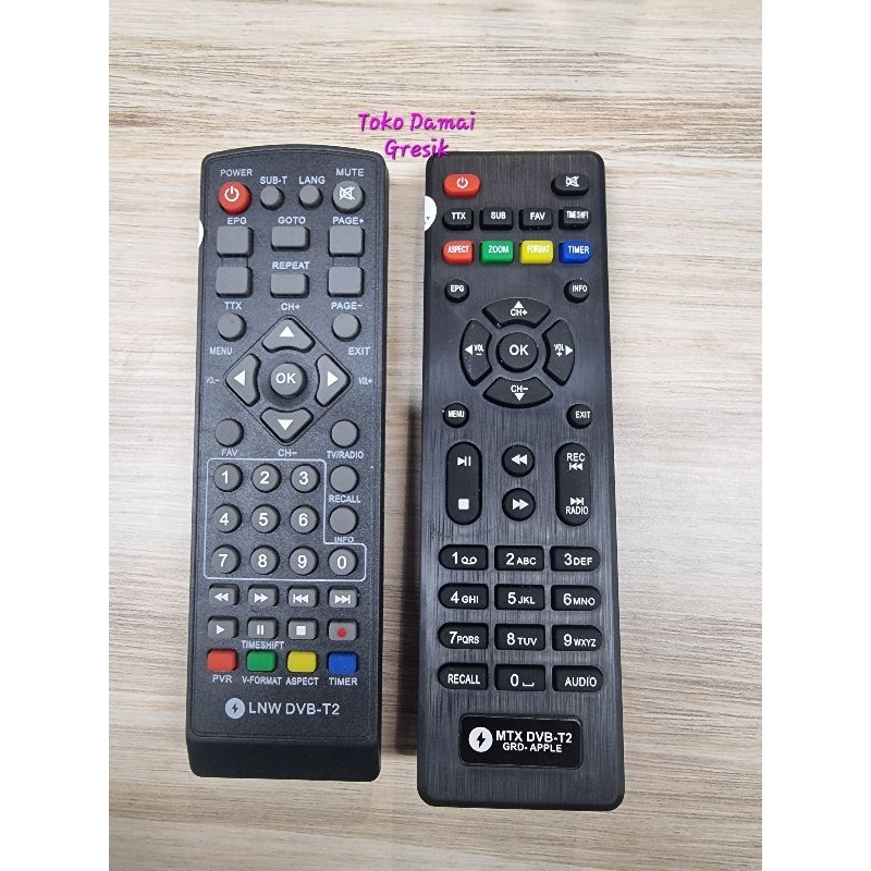 Remote STB multi dan matrix apple merah