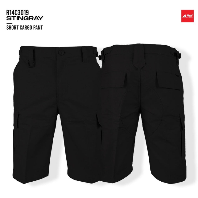 Celana Pendek Cargo Stingray Arei Outdoorgear CR3019 Black Original Produk RPT