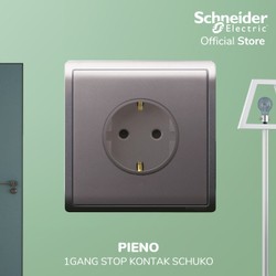 Stop Kontak Schneider PIENO Silver