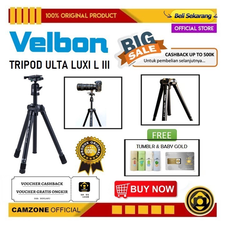 Tripod VELBON ULTRA LUXI L III Monopod VELBON