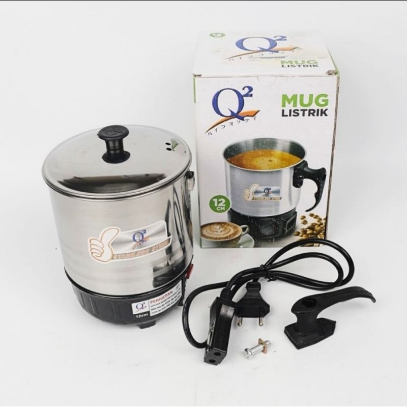 Mug Listrik / Panci Listrik Mini Q² 12 cm (Pemanas Air)