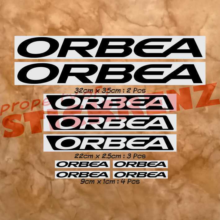 Cutting Sticker Stiker Frame Sepeda Roadbike Orbea 02 Custom