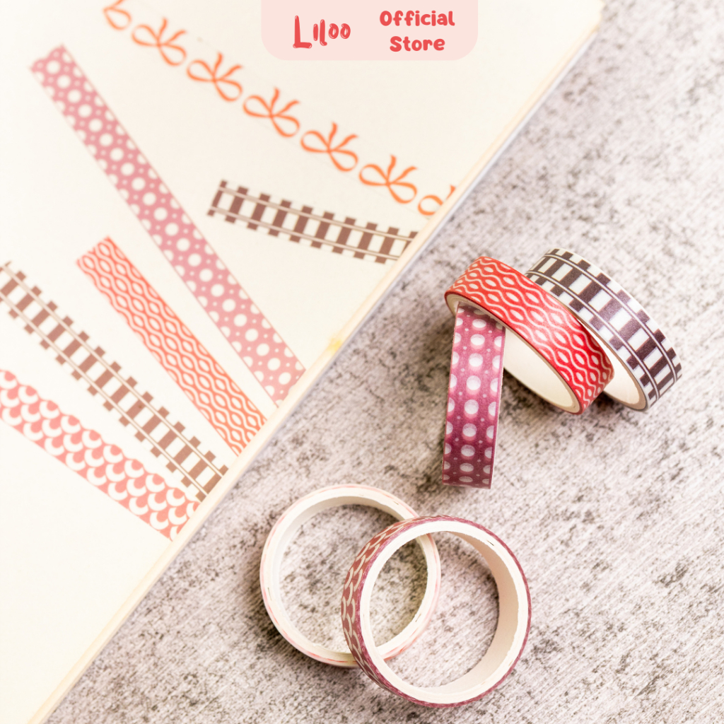 

Selotip Washi Tape Flashee 5 Rolls Basic Decoration Washi Tape Decor Jurnal Dekor Masking Tape Scrapbook