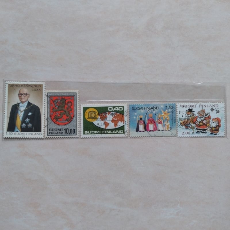 

Prangko Perangko Kuno Finlandia Suomi 5 Pcs 1966-2000 - YN878