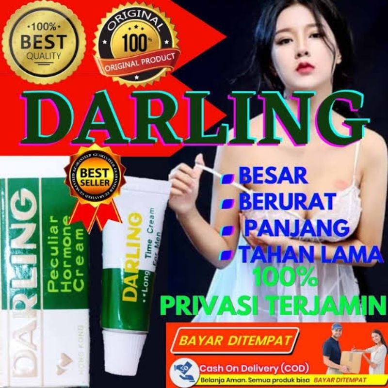 (privasi) Darling cream Oles Original-Obat kuat tanpa efek samping-pembesar mr p permanen Asli-pembe