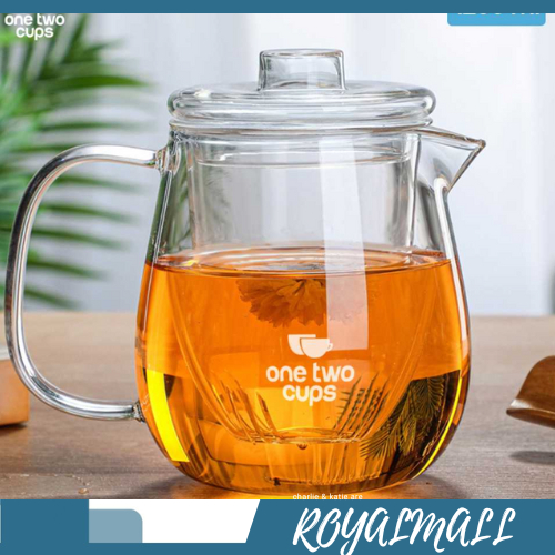 Teko Pitcher Glass Teapot Japanese Style Tea Infuse / Teko Teh Gelas Glass Air Panas Poci Manis Chin