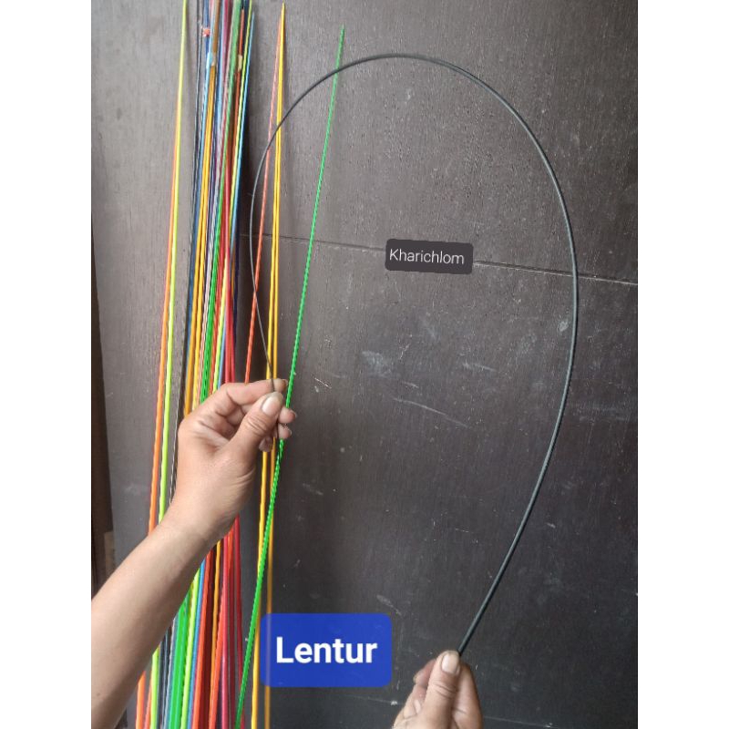 Stik Fiber lentur bahan Joran Pancing Wader/Beunteur, Uceng, Udang, Paray, Nilem & Ikan kecil lain B