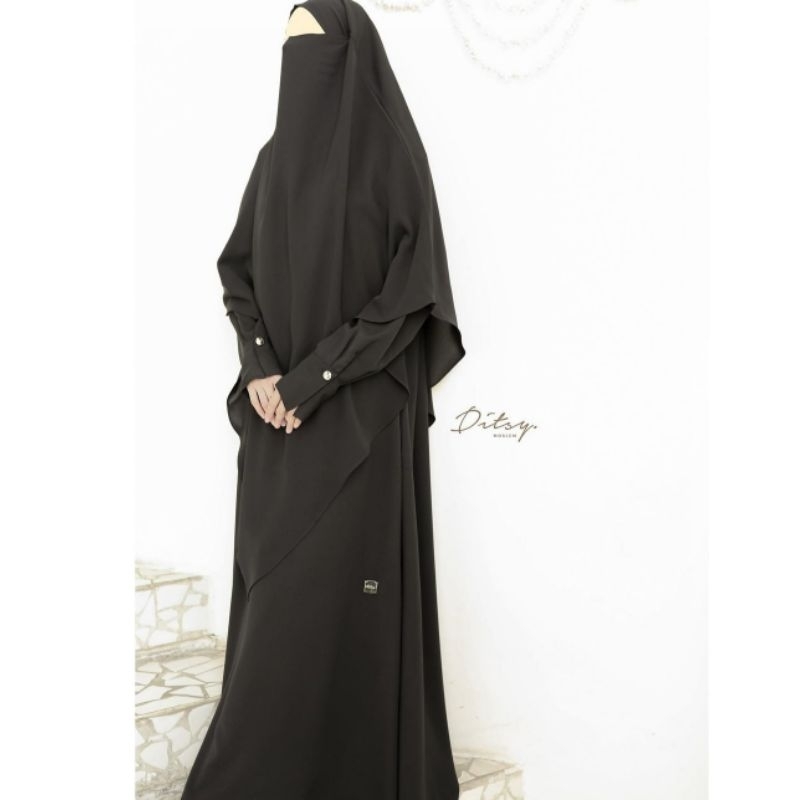 Ditsy Moslem Lorry Black size XXL