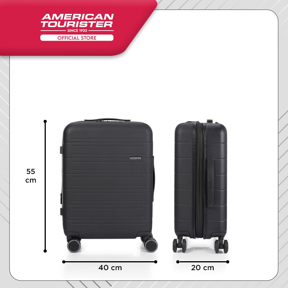 Getaway with American Tourister Bundle Novastream Cabin,Medium Dark Slate