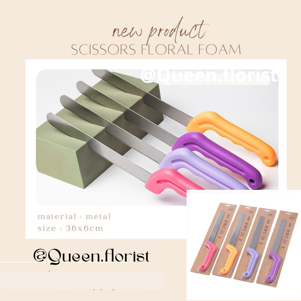 

PISAU PEMOTONG BUSA / FLORAL FOAM KNIFE SCISSORS FLORAL FOAM BUAT BUNGA FLORIST ACCESORIES MERANGKAI BUNGA ARTIFICIAL FRESH FLOWER PERLENGKAPAN PEMBUAT BUKET BUNGA SABUN BUNGA KERING BUNGA PLASTIK PALSU