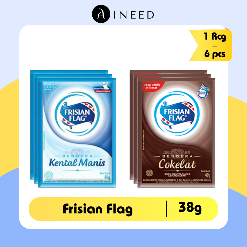 

Frisian Flag 38gr [RENCENG] 6 PCS