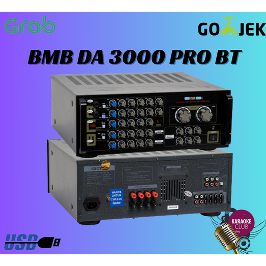 AMPLIFIER BMB DA 3000 PRO BT / DA-3000 PRO-BT STEREO MIXING AMPLI RESMI BMB