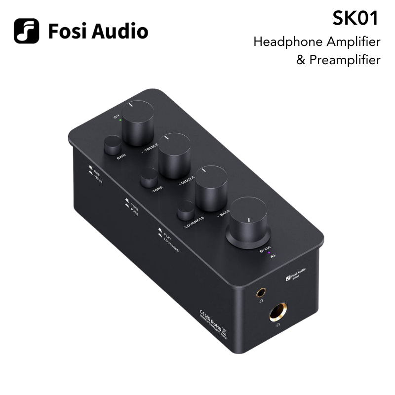 Headphone Amplifier Fosi Audio SK01 & Preamplifier