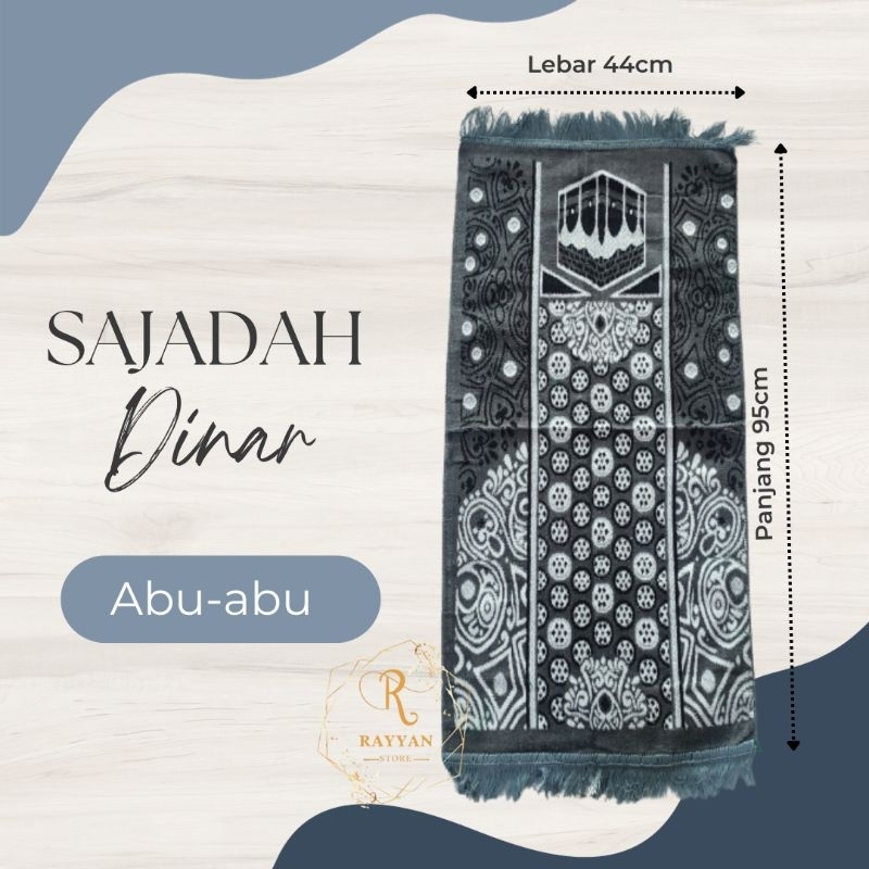 Sajadah Midi Tanggung 44x95cm Dinar Bulu Tebal