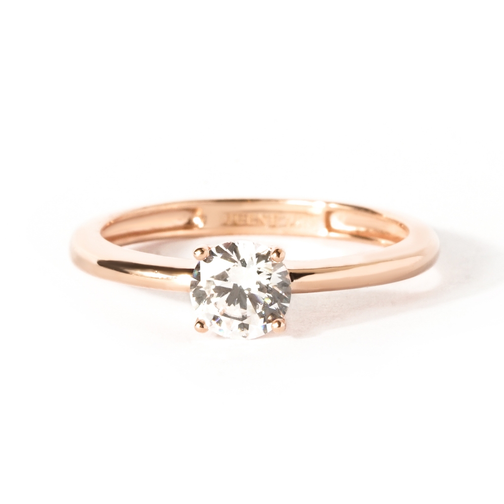 Cincin Emas Solitaire 7k - Isla Gold Ring - WZ 02 - Juene Jewelry