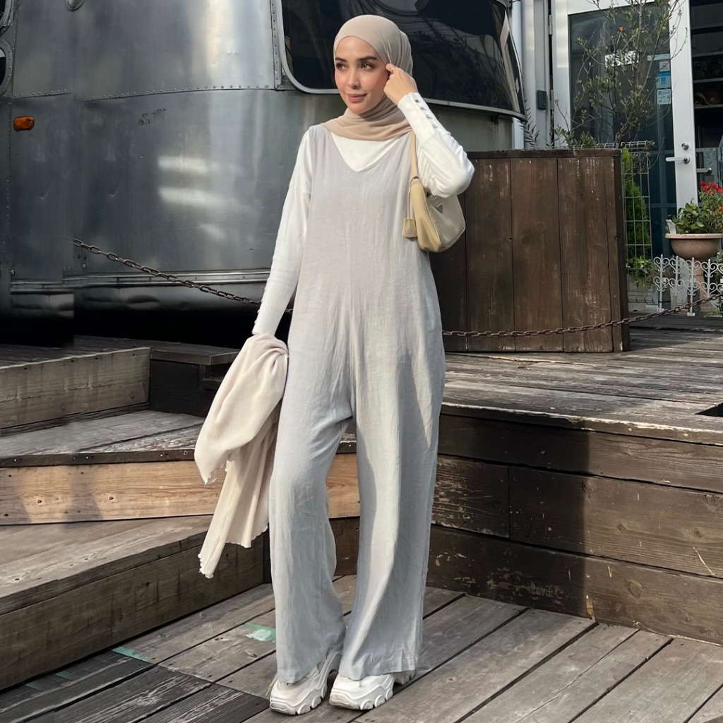 Lozy Hijab - Jonna Jumpsuit (Jumpsuit Linen Wanita)