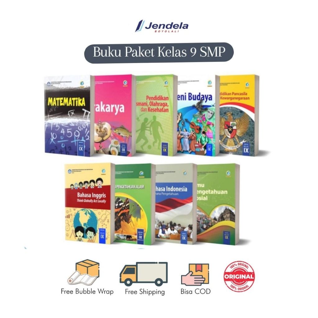 Buku Paket BSE K13 Kelas IX SMP/Mts Buku Paket Kelas 9 SMP Buku Paket SMP