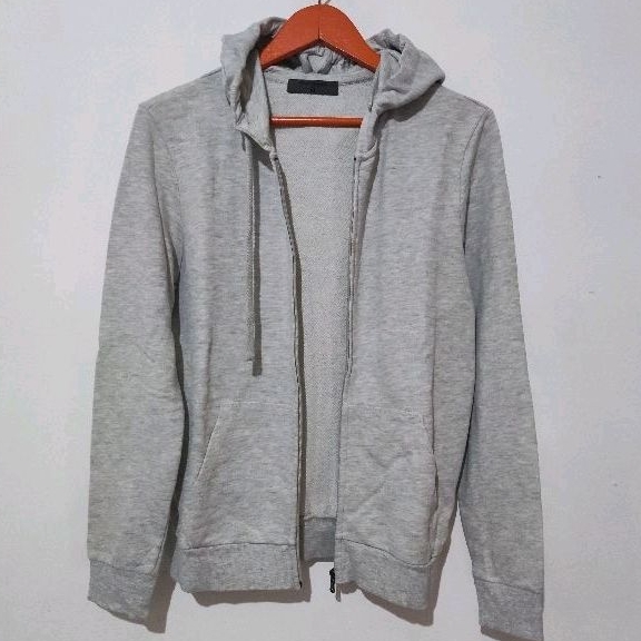 Hoodie Zipper Pria Tft BrandGiordano Size on Tag M