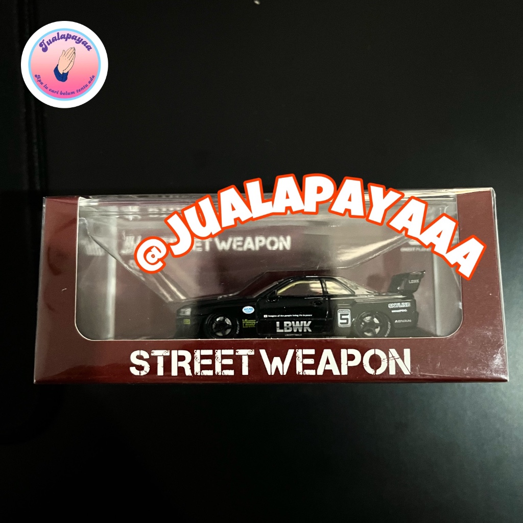 STREET WEAPON LBWK R34 BLACK LE 500 WORLWIDE R34 LBWK STREET WEAPON