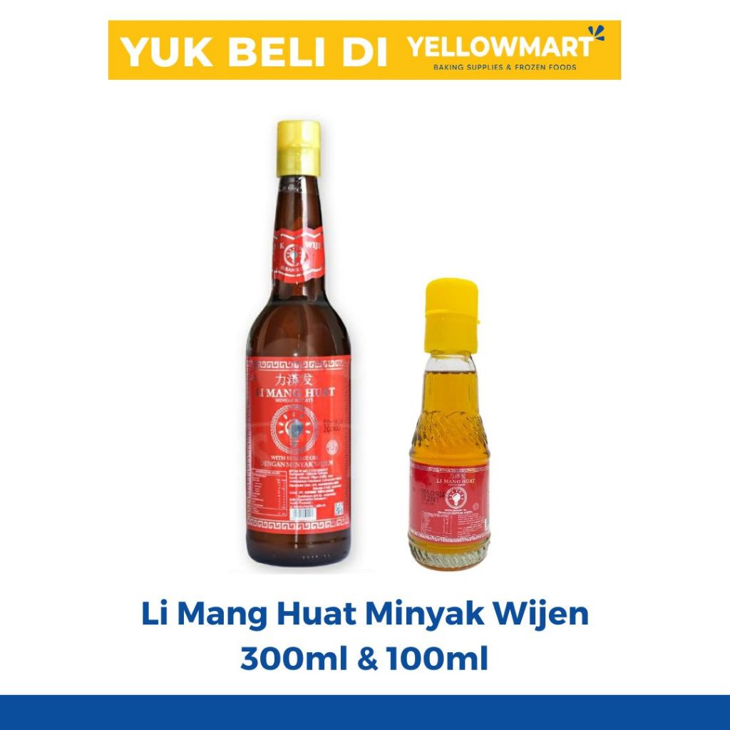 

LI MANG HUAT - Minyak Wijen 100ml dan 300ml