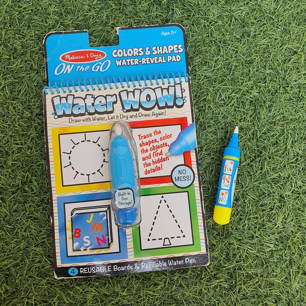 Melissa & Doug - Buku Mewarnai - Water Wow - Color & Shape Preloved