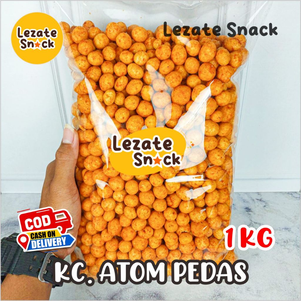 

Sedap Snack - Kacang Atom Kiloan Oven Pedas 1KG Enak Murah Renyah / Kacang Atom Matador Gangsar Garuda Bledugh Jambu Panda Renyah Gurih Original WAP SNACK