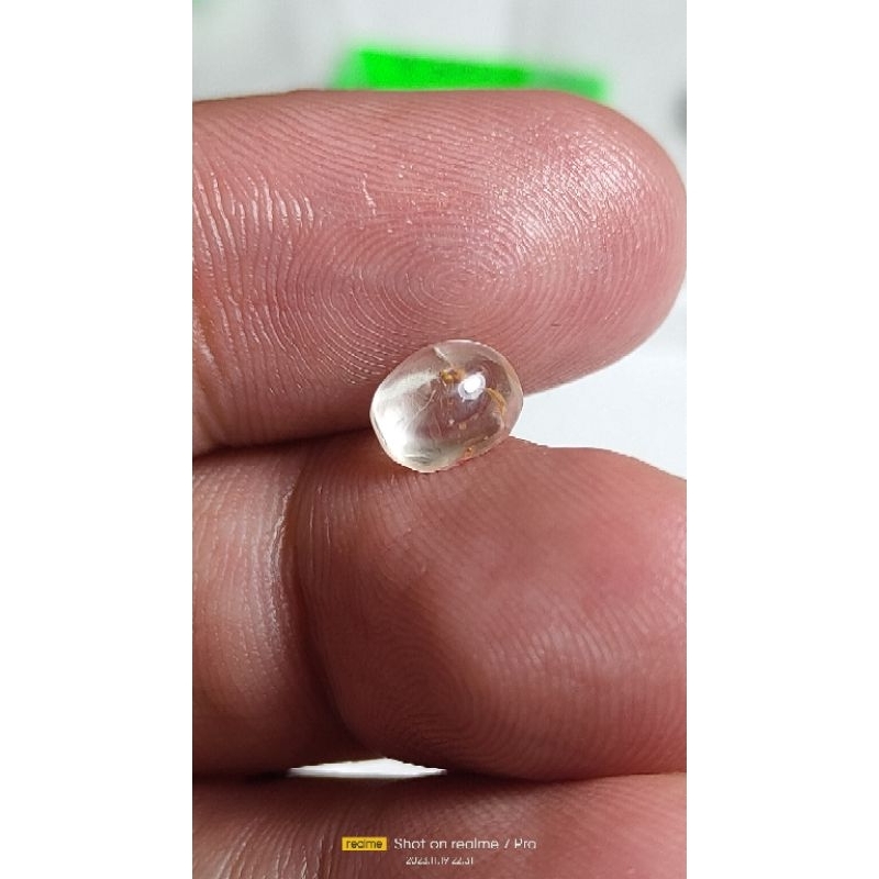 natural light yellow sapphire ceylon srilangka (yakut) 1.65cts