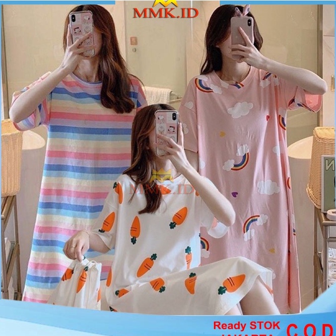 ✾✱ Daster Wanita All Size Baju Tidur Wanita Korea Import Motif Lucu