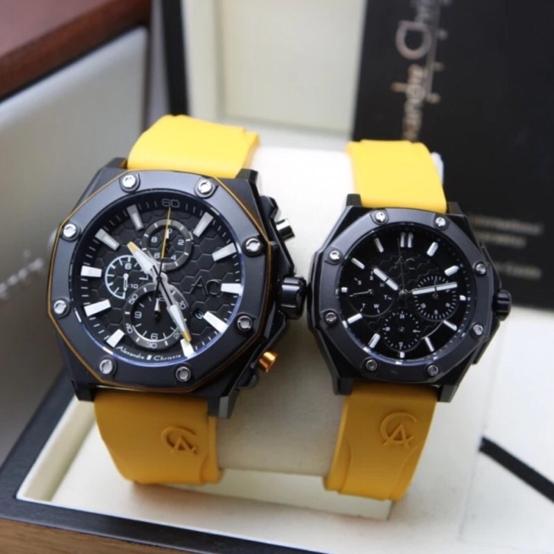JAM TANGAN COUPLE ALEXANDRE CHRISTIE 9601MC - 9601BF / AC 9601 COLLECTION [ORIGINAL]