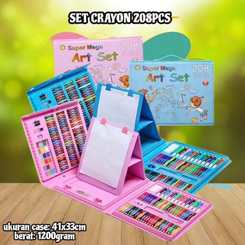 

set crayon 68pcs dan 208pcs