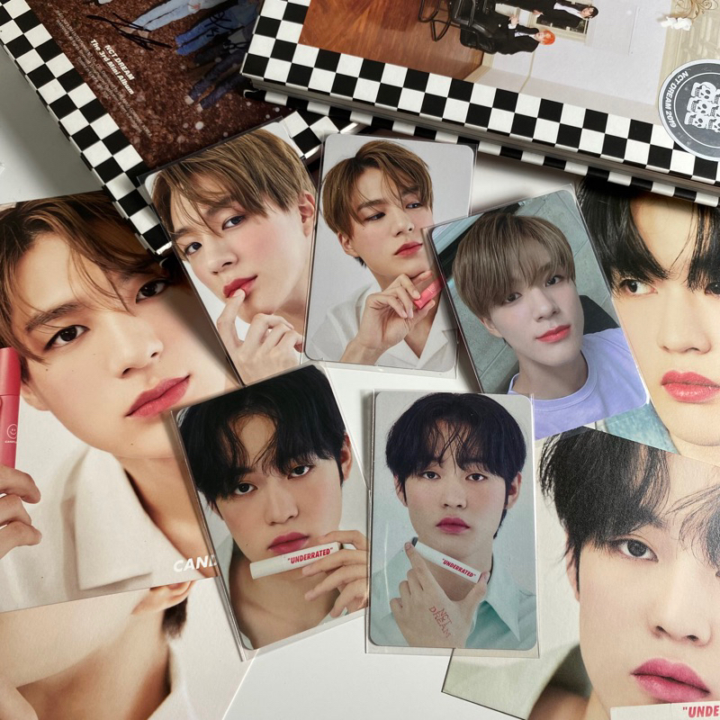 NCT DREAM CANDYLAB V.1 FULLSET SELCA CONCEPT KONSEP POSTCARD PHOTOCARD PC JENO CHENLE
