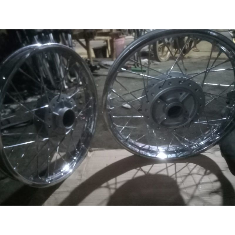 Velg jari-jari Ring'14 Model Trail mini Supra fit new Karisma Supra x 125 old Revo lama { Request ✨