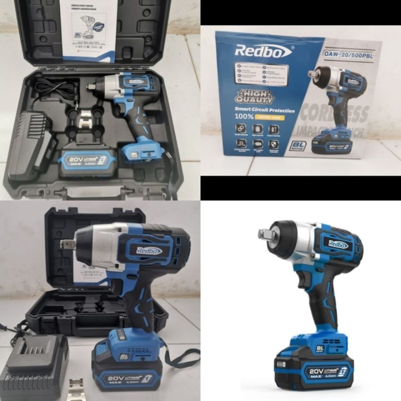 Mesin Bor Obeng Cordless Drill Screw Driver 20V-500Pbl Cordless Impact