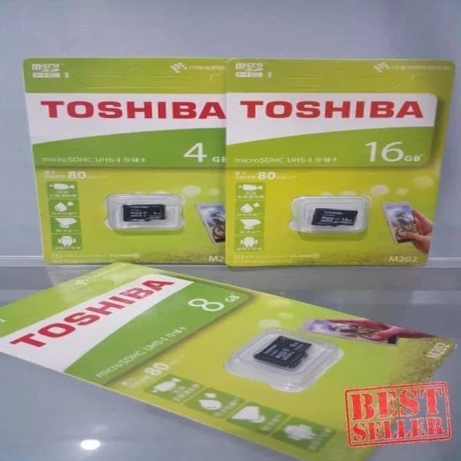 Memori Card Toshiba 2GB 4GB 8GB 16GB 32GB 64GB Micro SD card Memori Hp Toshiba