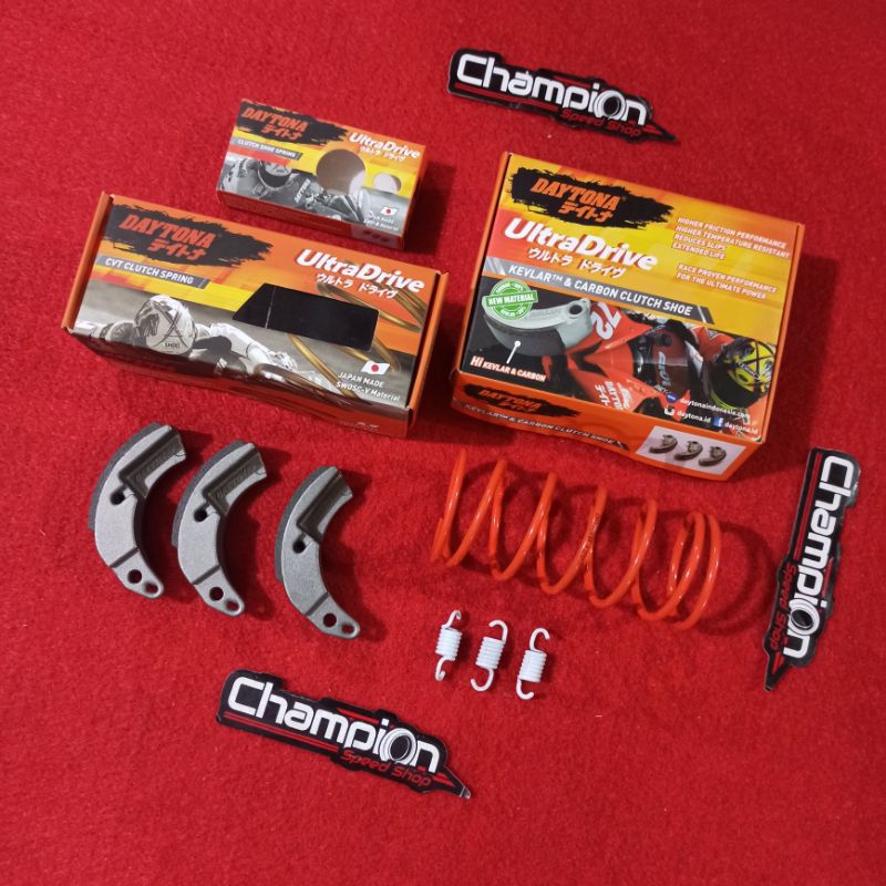 Paket Kampas Ganda Per Sentri CVT Daytona Beat Karbu Scoopy Karbu Spacy Karbu