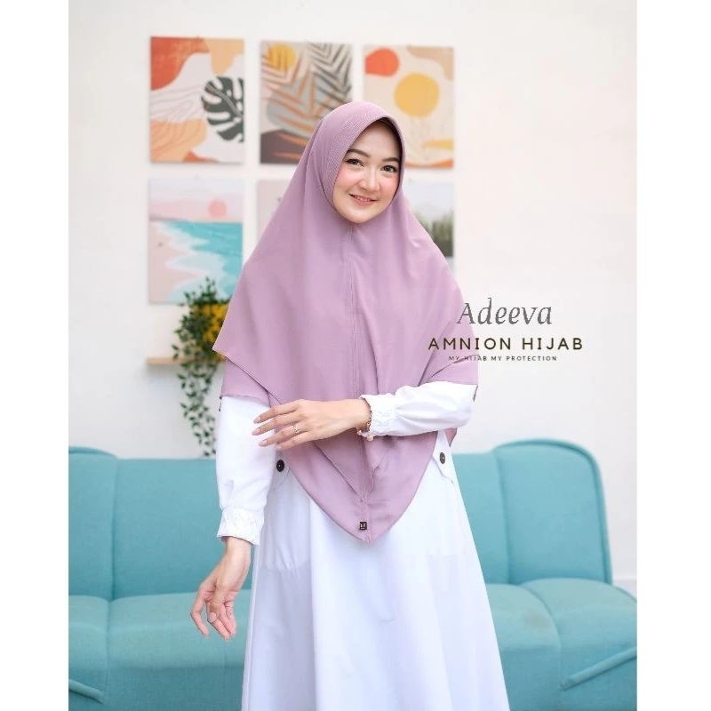 DISTRIBUTOR AMNION KHIMAR SYARI HIJAB ADEEVA amnion / KERUDUNG SYARI | HIJAB INSTAN HIJAB SYARI BERG