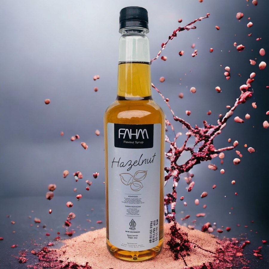 

FAHM Syrup Flavour hazelnut 750ml / sirup rasa hazelnut