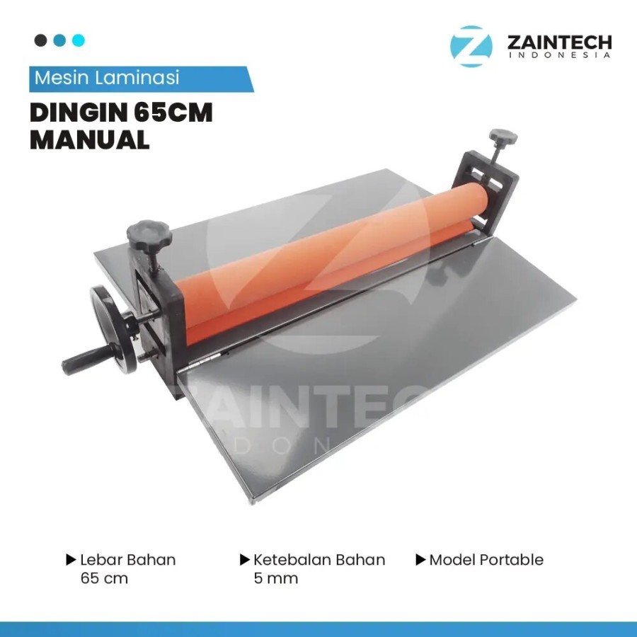 Mesin Laminasi Dingin 65cm Manual | Laminasi Roll