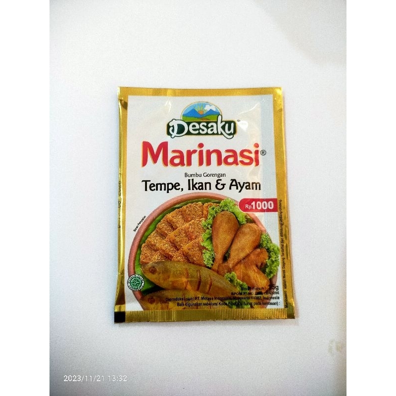 

DESAKU BUMBU MARINASI TEMPE IKAN AYAM 15 GR
