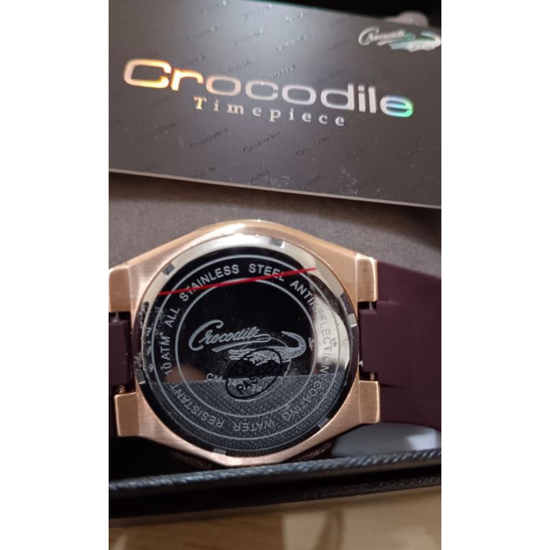 [ SECOND LIKE NEW ] JAM TANGAN CROCODILE PRIA