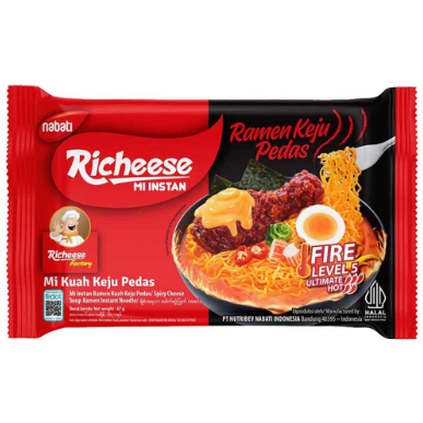 

Richeese Ramen Keju Pedas Level 5 67gr