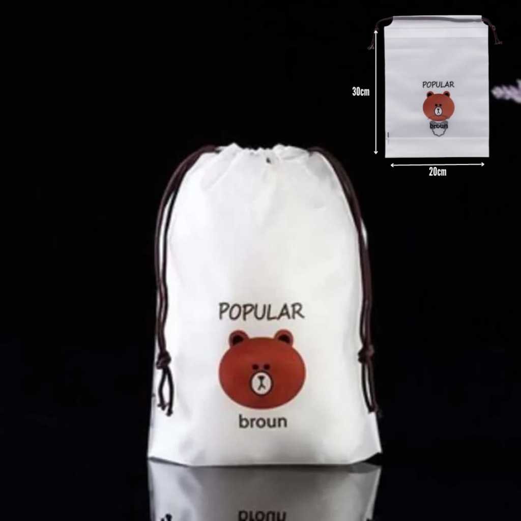 TAS SERUT TRAVEL POUCH ORGANIZER TAS SERUT PLASTIK POUCH PLASTIK/ TAS TRAVEL SERBAGUNA UKURAN