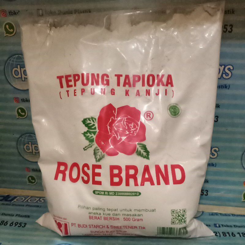 

Tepung Tapioka Kanji Rose Brand 500 gram