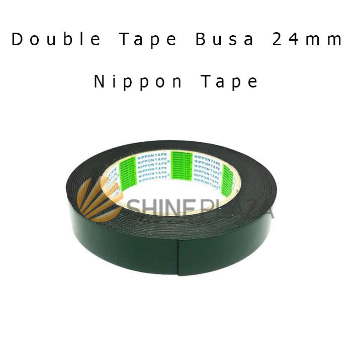 

Double Tape Busa Hijau Nippon Tape 24mm - Double Sided Foam Tape 24 mm