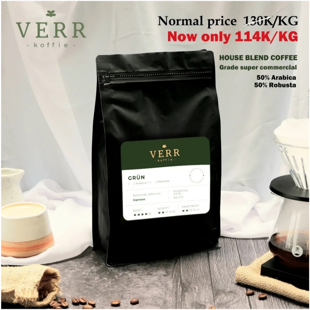 

GRÜN - ESPRESSO BASED 50:50 - 1KG