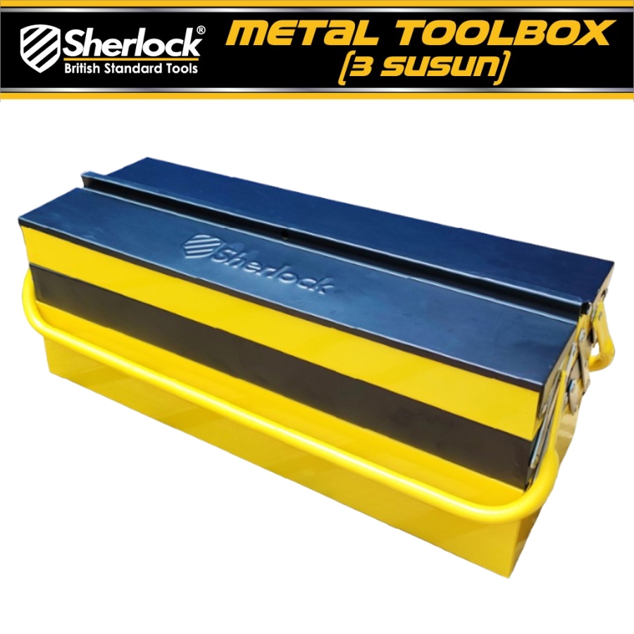 Tool Box 3 Susun Metal Toolbox 3 Layer Sherlock Daily Duty Tool Box Besi Murah
