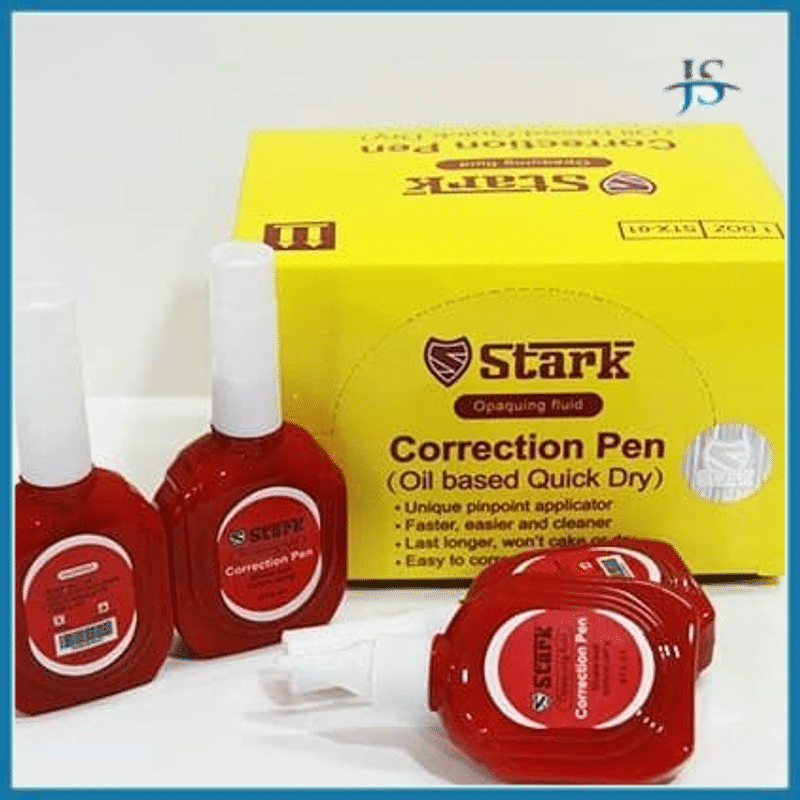 

JS- STARK Correction Pen / Tipe X / Tipe Ex / Tip Ex Merah Cair